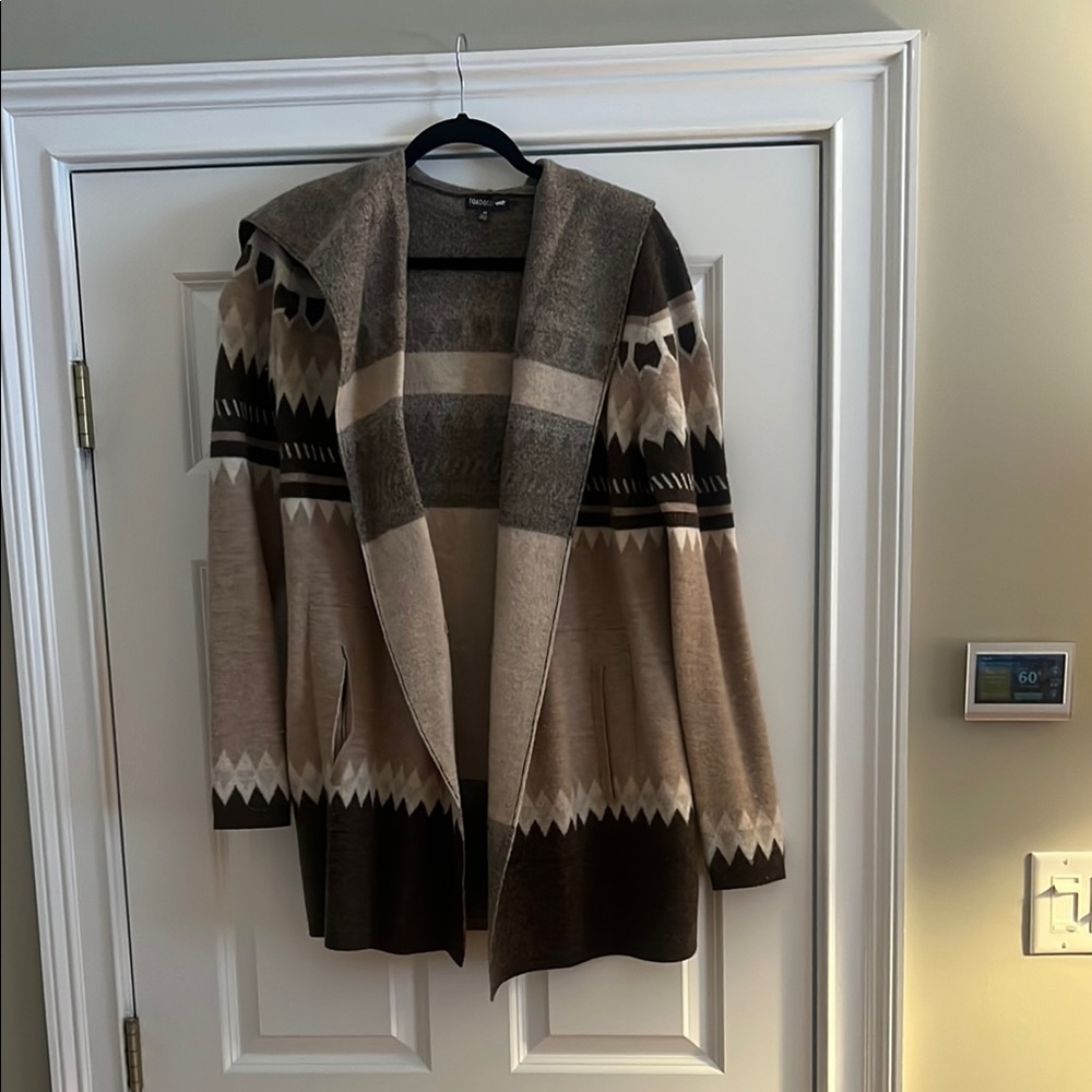 Chico's Multicolor Open Front Cardigan